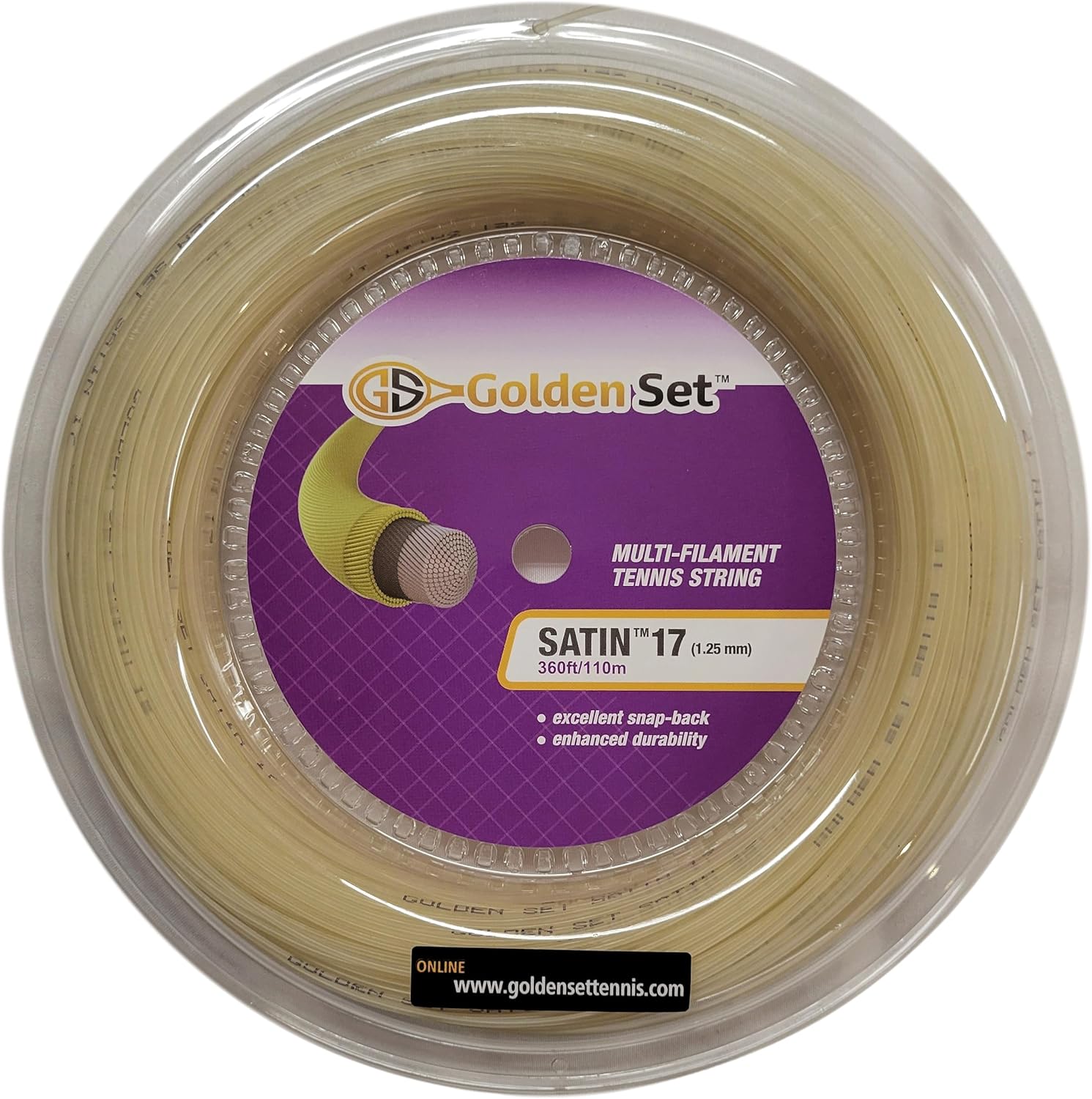 Satin 16g Multi-Filament Tennis String