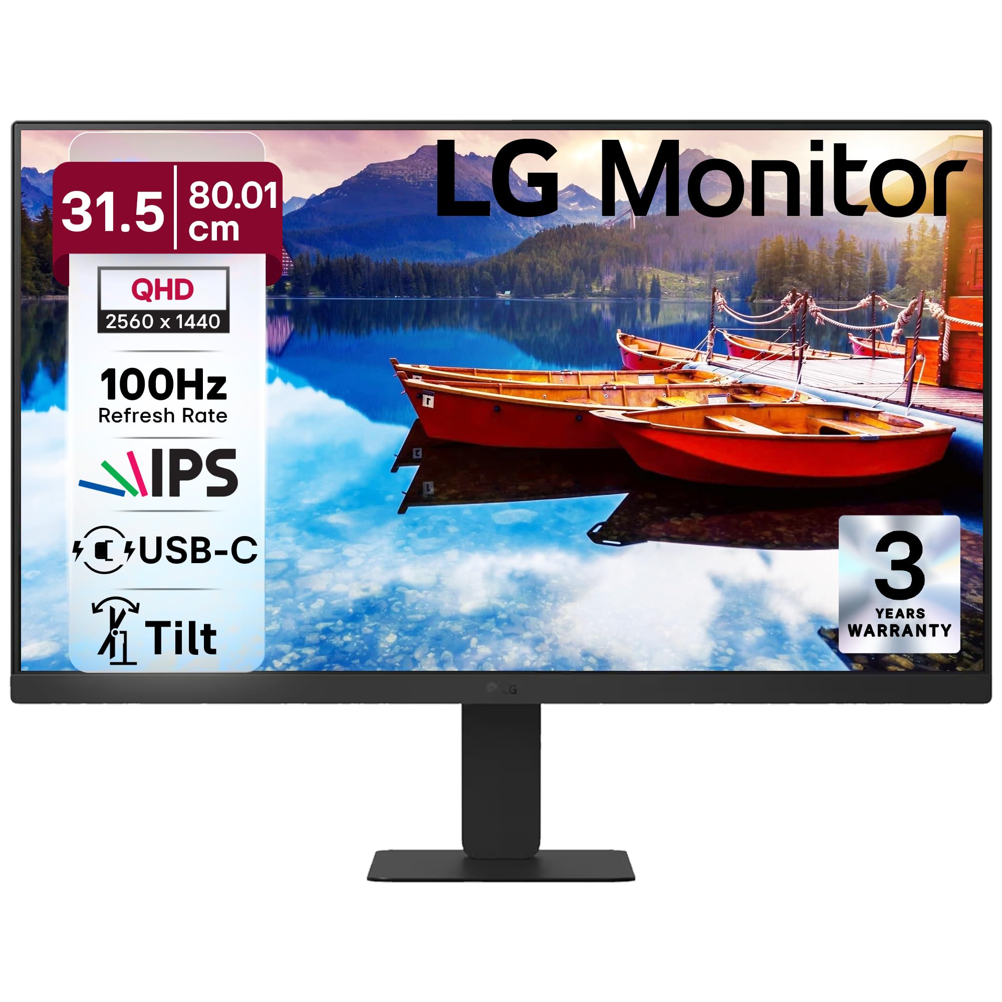 LG 32U631A IPS QHD (2560x1440) Monitor, 32 Inch, 100Hz, sRGB 99% (Typ.