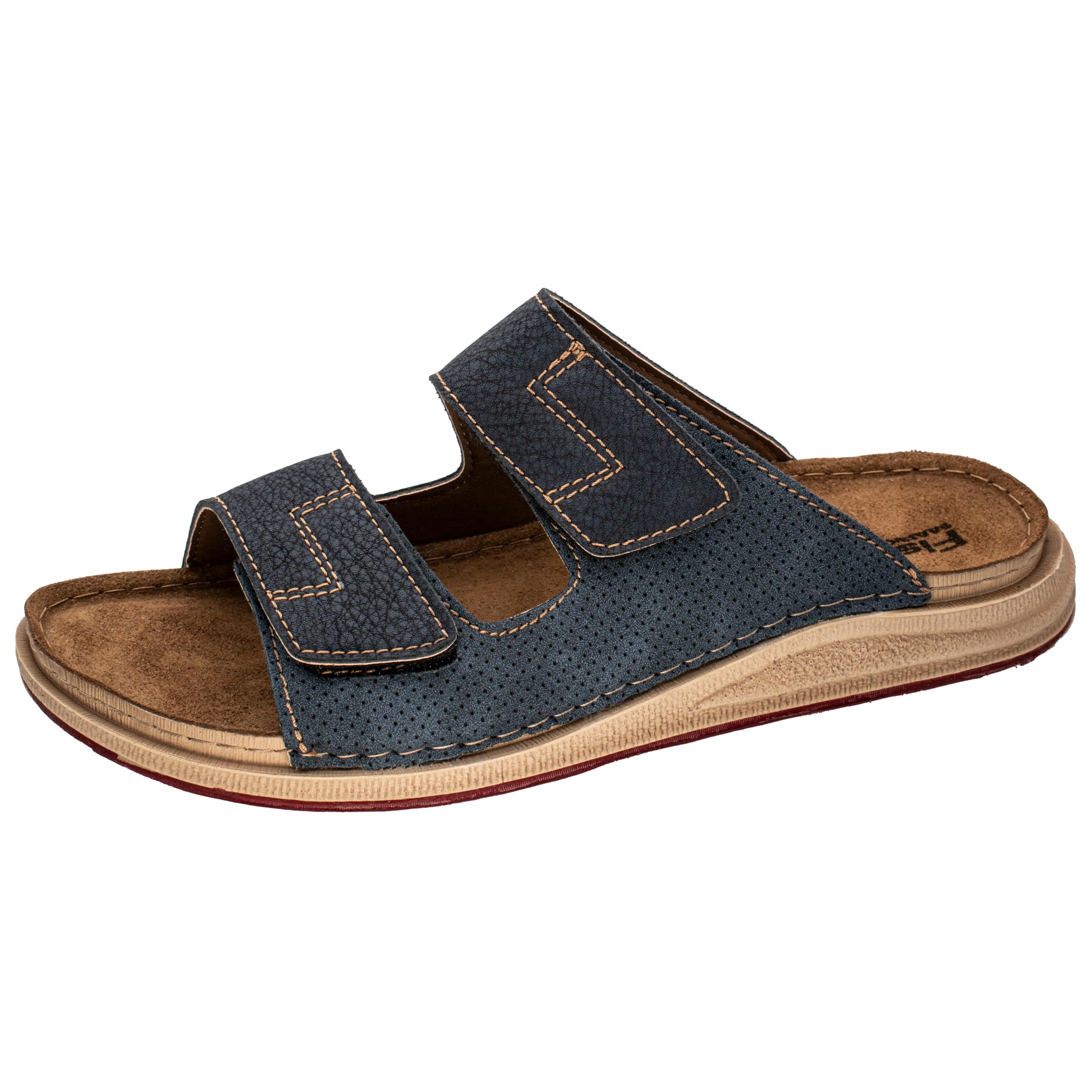 Fischer Men's Franz Loafer Flat, Ocean, 9.5 UK