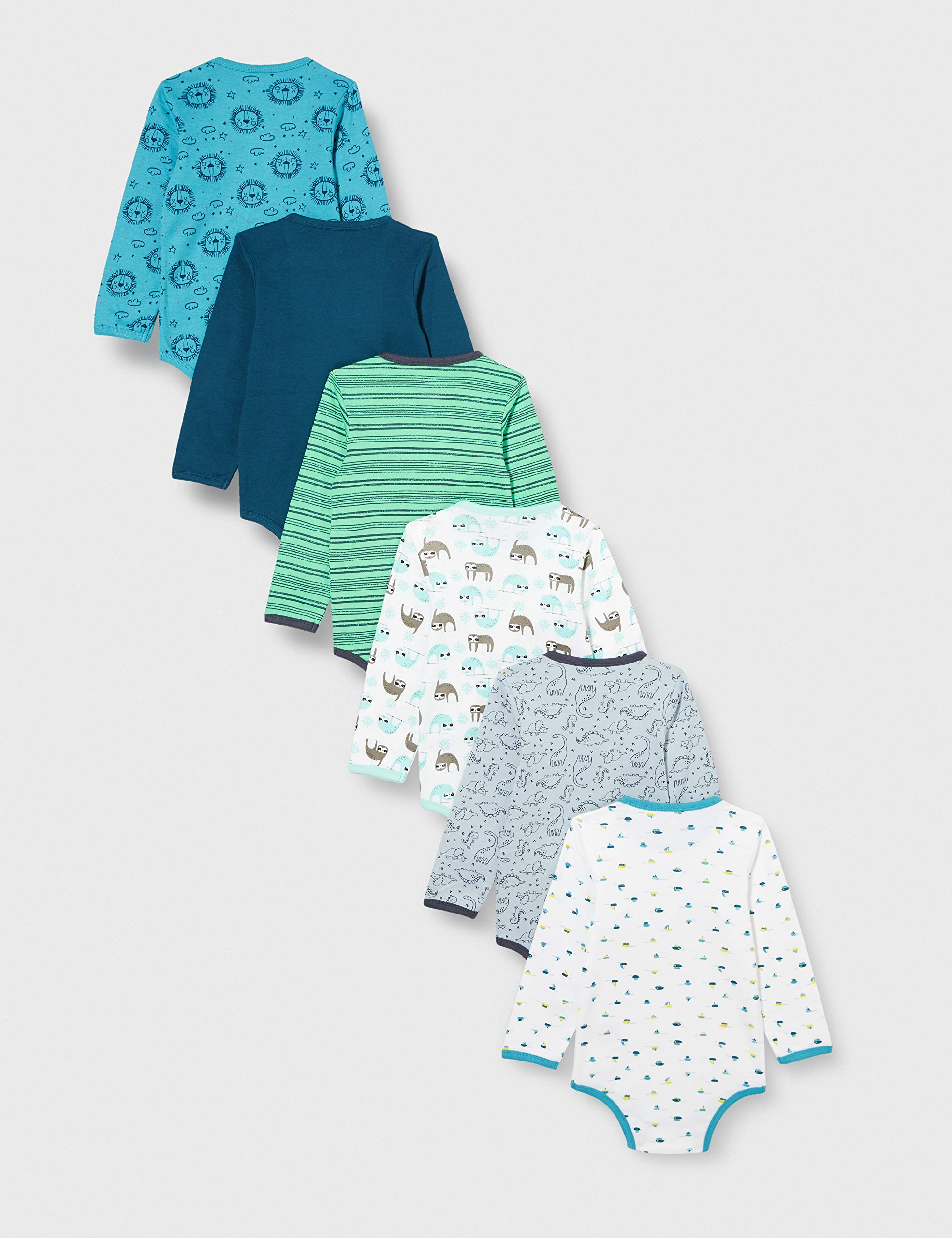 Care, Body Bebe Manga Larga, Ombro Blue (747), 56