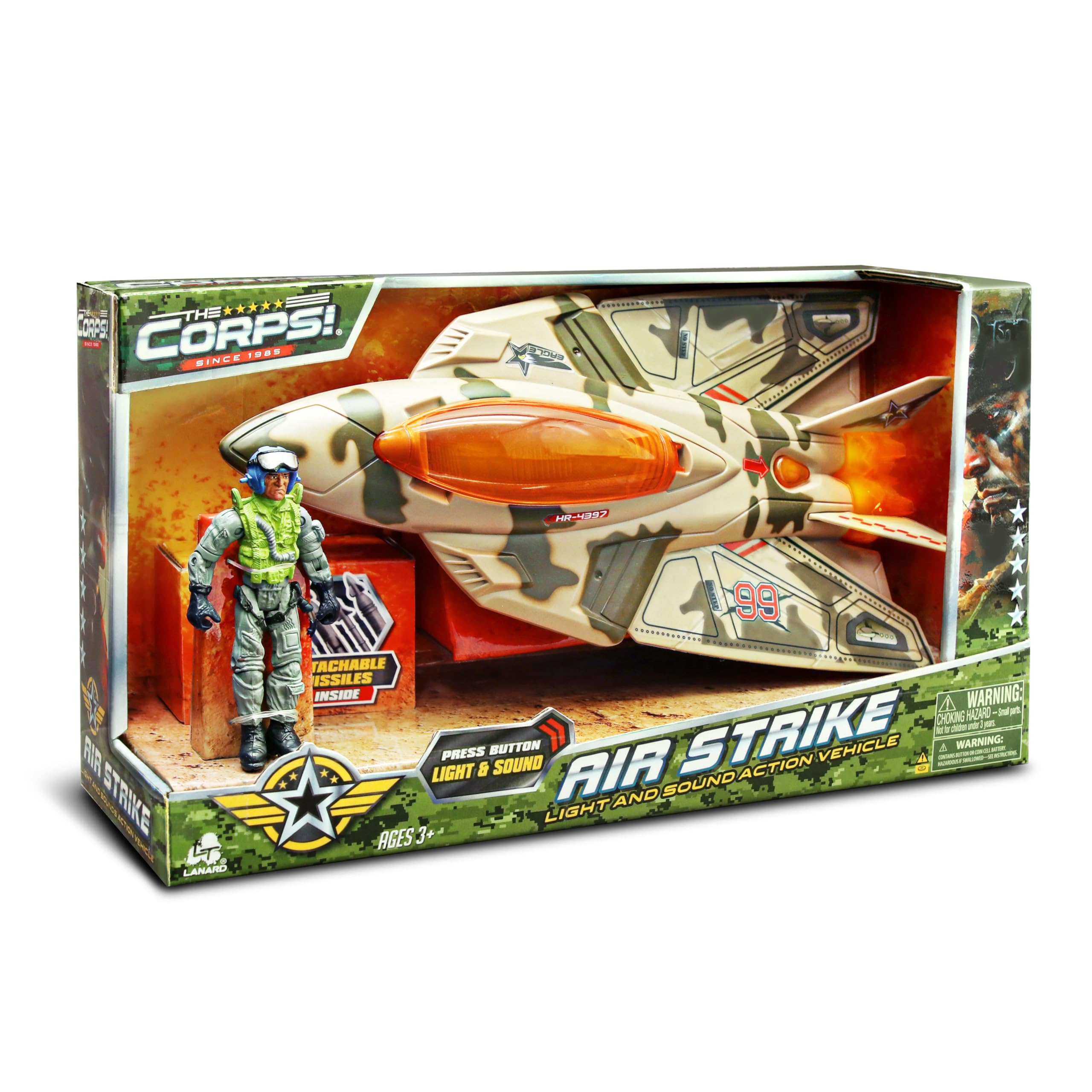 Lanard®The Corps! ® Air Strike (Jet Flighter)