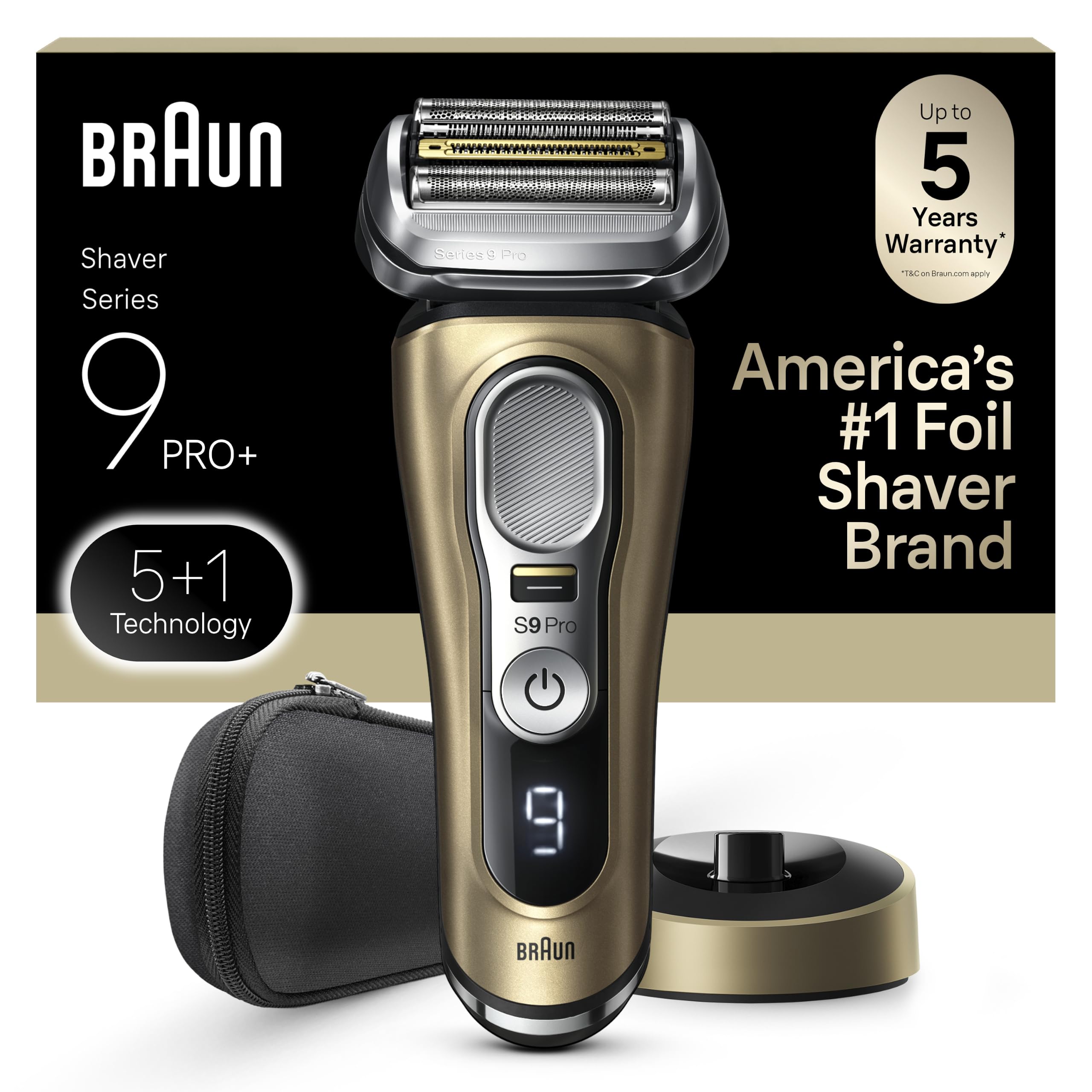 Amazon.com: Braun Series 9 Pro 9419s Electric Shaver for Men, Wet