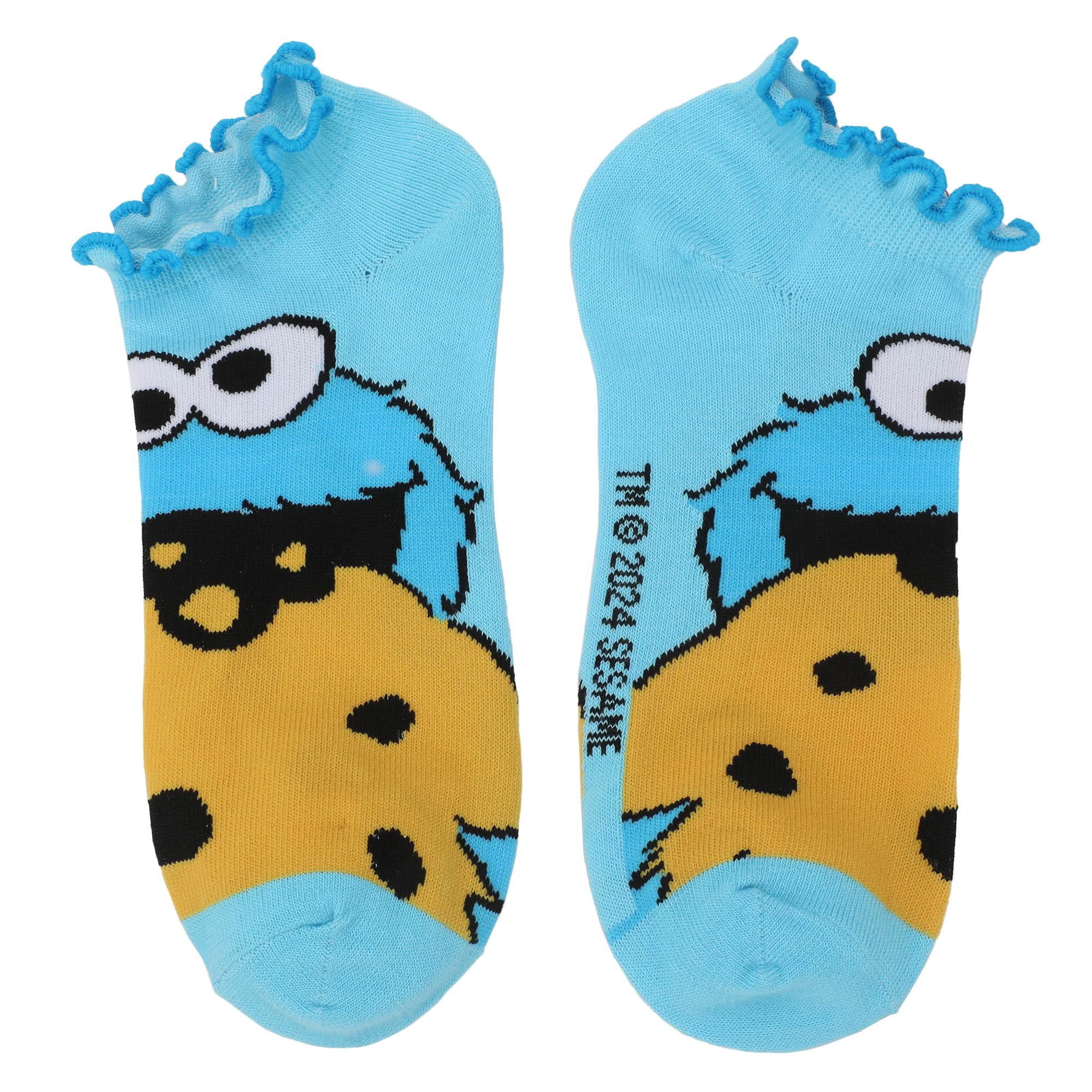 Bioworld Sesame Street Character & Logo Chaussettes 5 paires de chaussettes pour femme - OSFA, Personnages de Sesame Street, taille unique