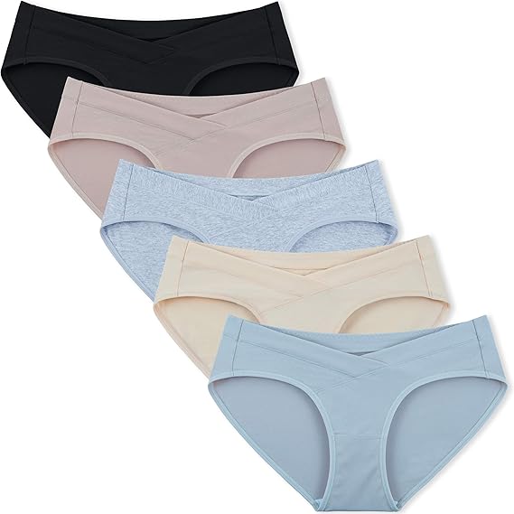 INNERSY Women's Maternity Panties Cotton Plus Size Pregnancy Underwear
