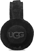 UGG Women's Water Resistant Sheepskin Earmuffs with Embroidered Logo - Cozy, Stylish Winter Ear Warmers