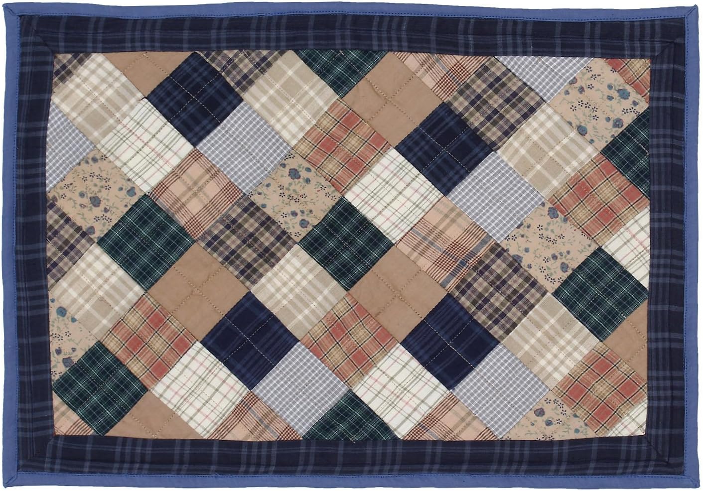 Brands Country Fashion Quilted Table MAT 14"X19" (Pack of SIX) 3732PMV6