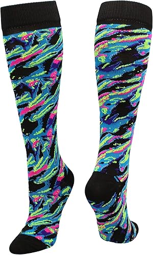 TCK Krazisox Neon Kaleidoscope Socks