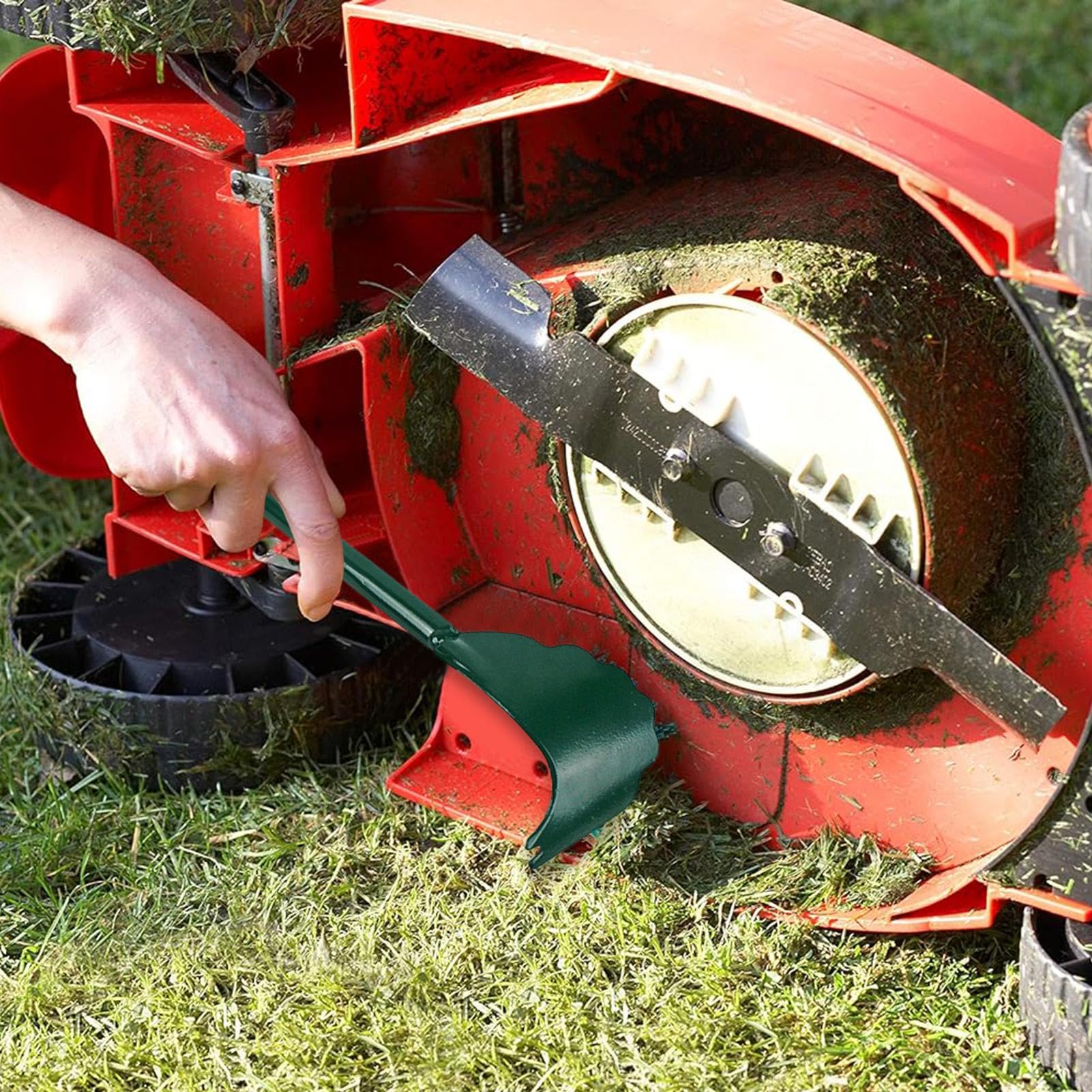 Strumenti per la pulizia del tosaerba | Strumento efficiente e portatile per la rimozione del tosaerba | Detergente per tosaerba da giardino paesaggistico – tosaerba, robusti strumenti per la pulizia
