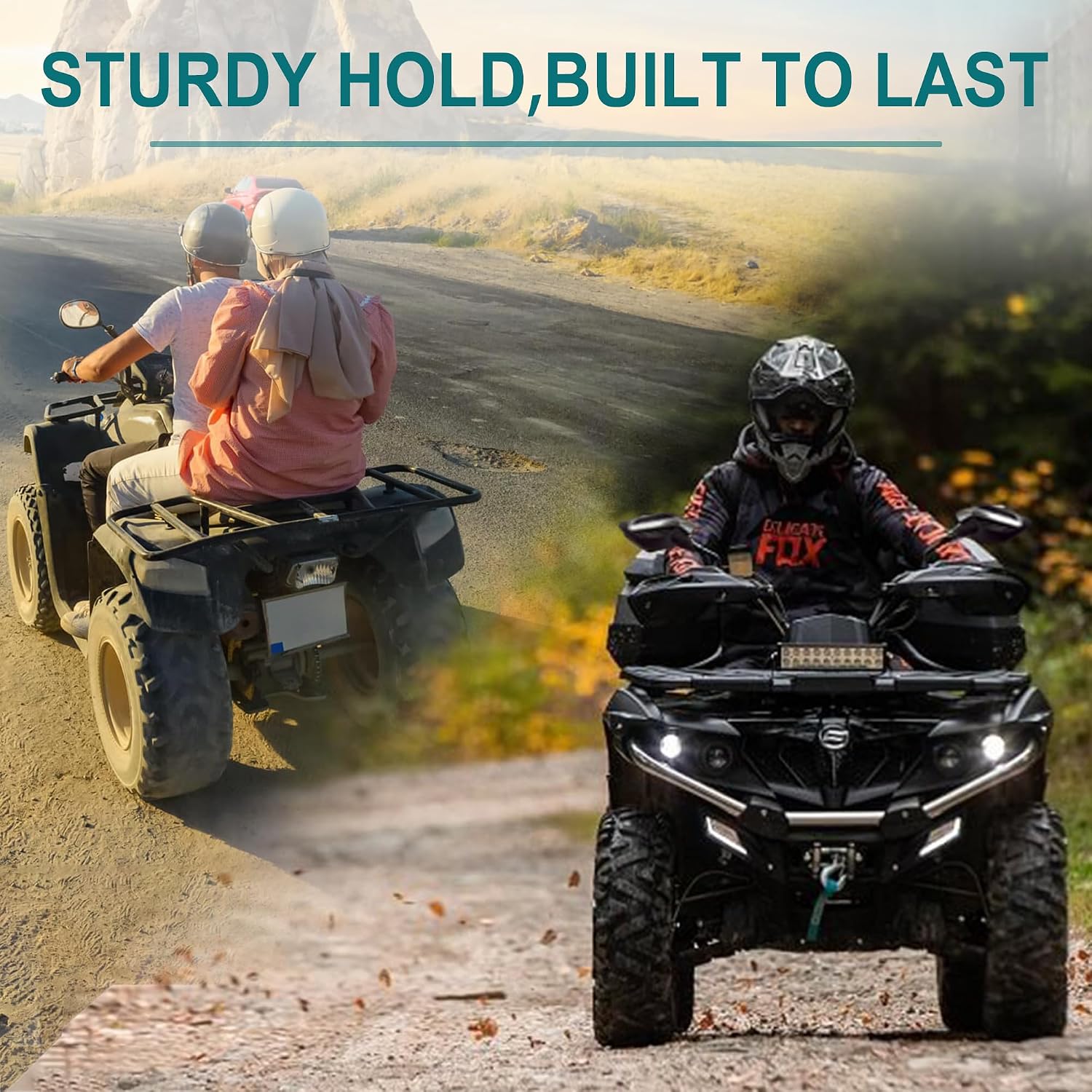 Universal ATV Mirrors,7/8" Handlebar Rear View Mirror 8mm&10mm Fit Motorcycle,Scooter,Mobility,Moped,4 wheeler Quad,Complete Installation Kit Multiple Adapters for Polaris Sportsman,CFMOTO Cforce