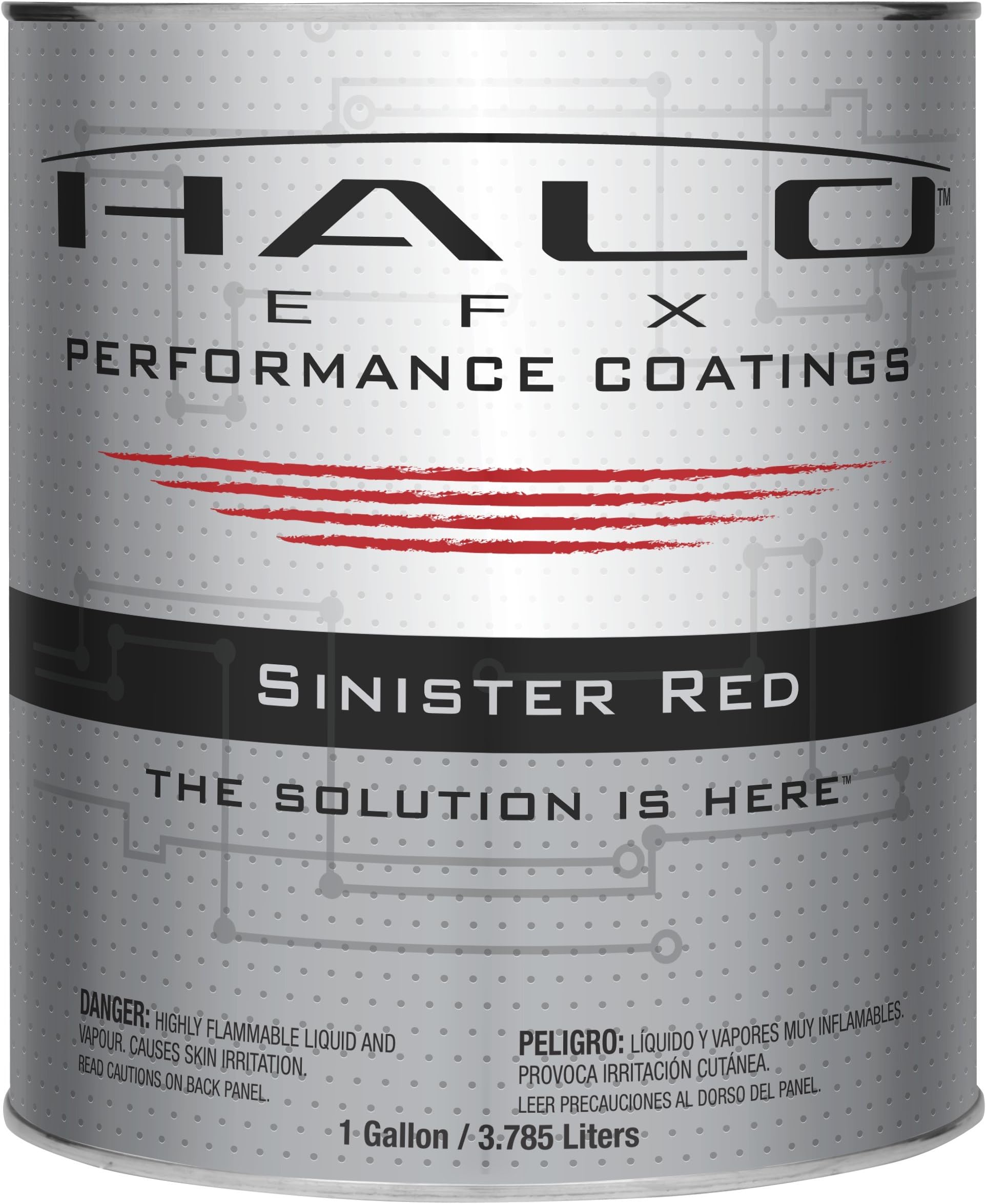 Halo EFX Sinister Red (Top Coat) - Reversible / Peelable / Durable