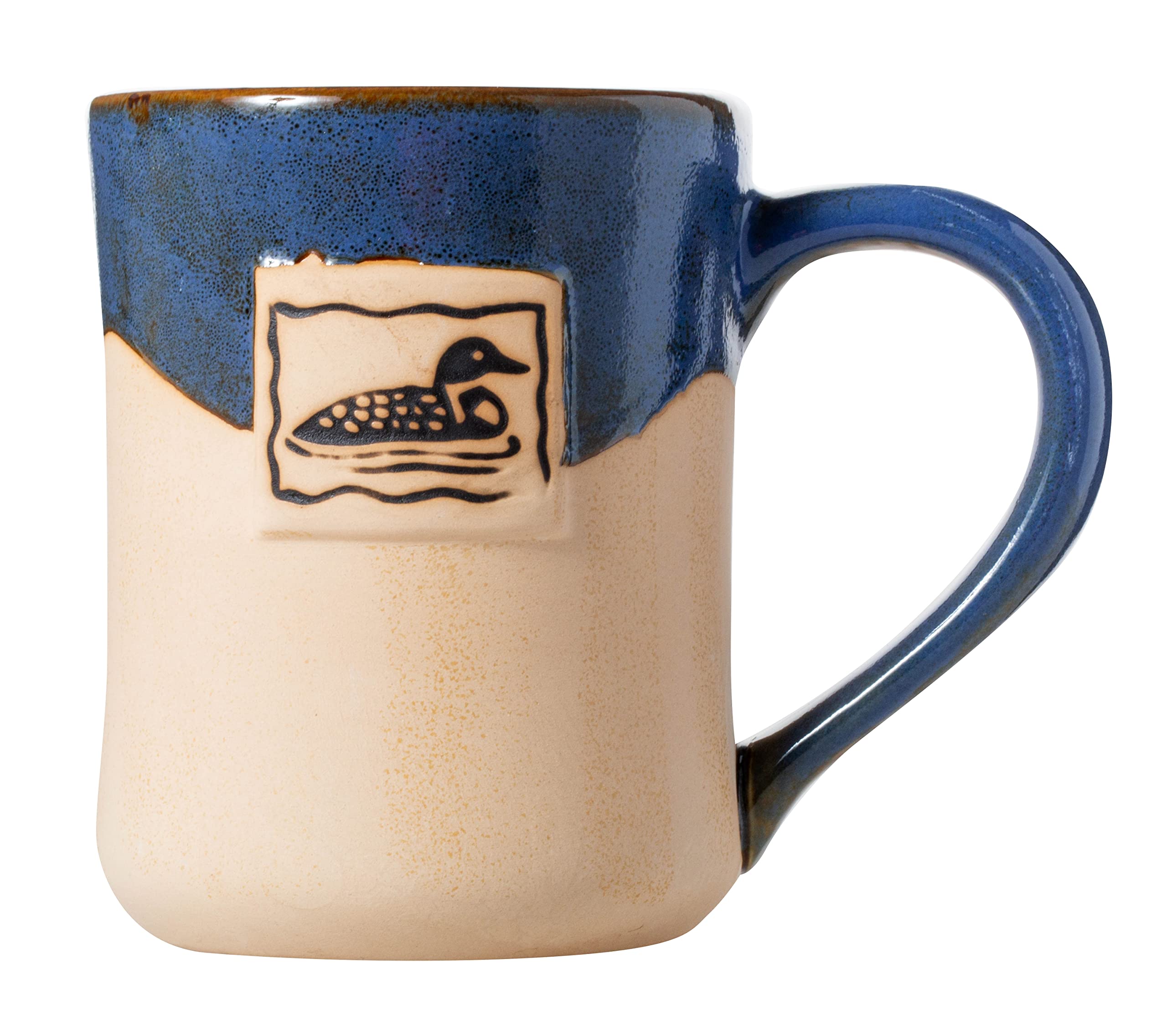 Amazon.com | Cape Shore 16oz Hand-Crafted Stamped Potter's Mug, Multiple  Styles Available (Loon): Coffee Cups & Mugs