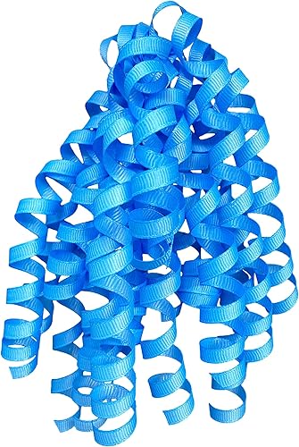 Miniatura 7 de Jillson Roberts Curlie - Lazos de regalo, grogrén azul real (12 piezas)