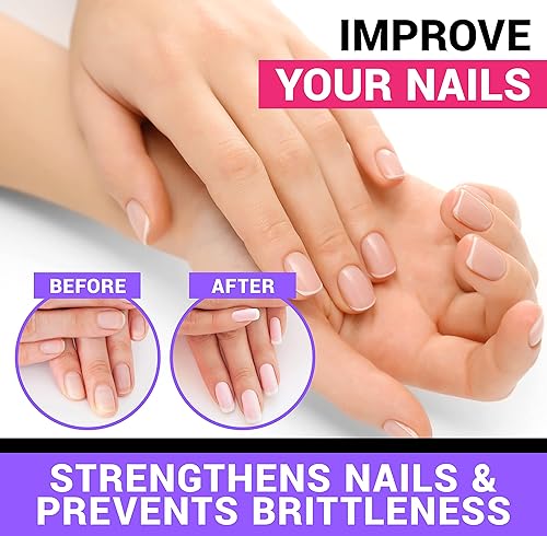 Miniatura 4 de Potente biotina (vitamina B7) 10,000 mcg con suplemento de vitaminas D y E  180 unidades  Cabello, piel y uñas  Para un crecimiento del cabello más