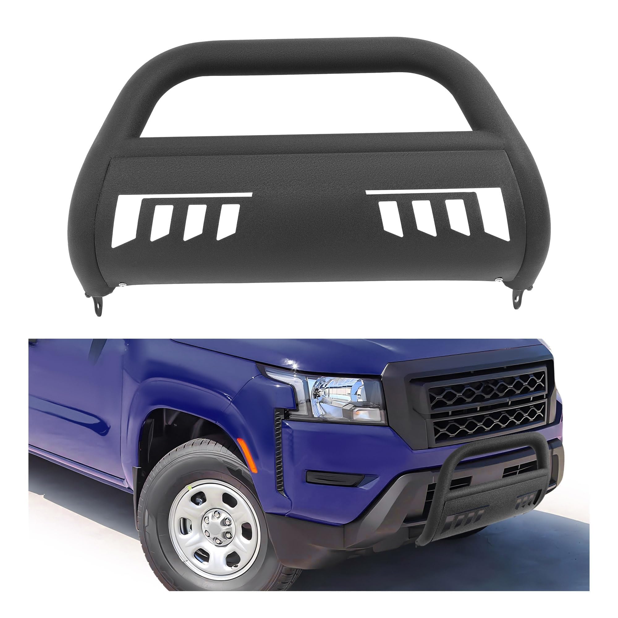 HECASA Bull Bar Compatible with 2022-2025 Nissan Frontier 3