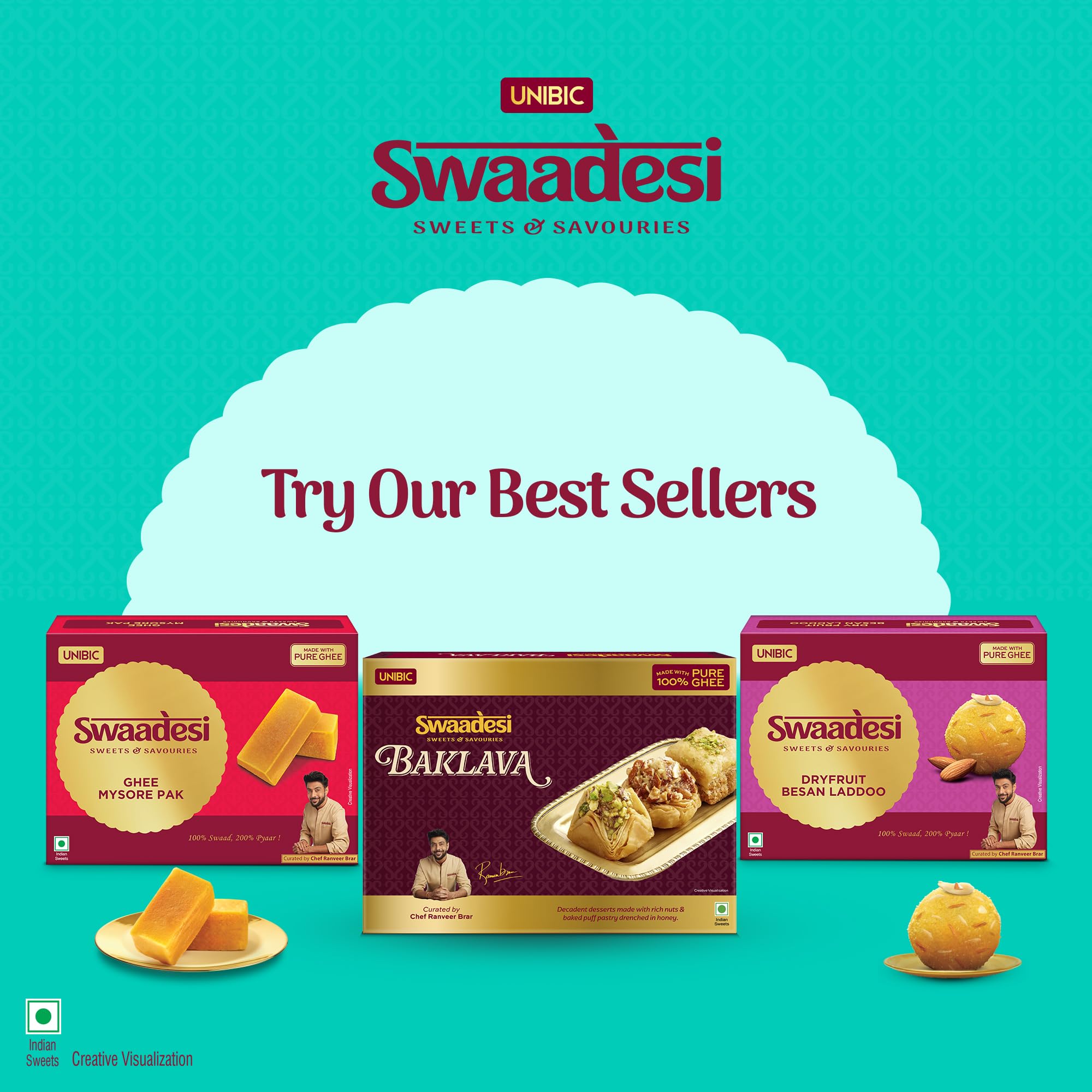 Unibic Swaadesi Ghee Mothichoor Laddoo - Fasting Special - Image 10 thumbnail