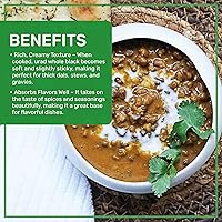 Vista 5 de Jiva Organics Bolsa orgánica de Urad entera de 2 libras - Black Gram Dal, Urad Dal Whole - Sin OMG, sin gluten