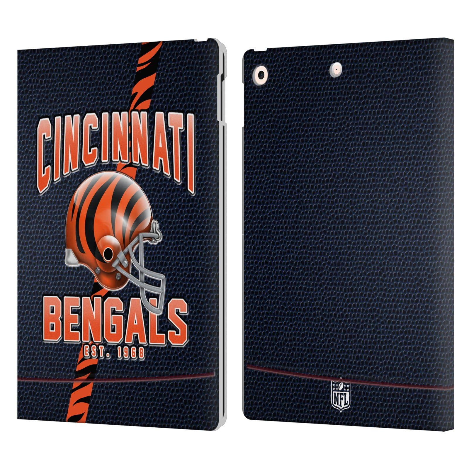 Coque cuir Cincinnati Bengals de qualité pour iPad 10.2 - 7