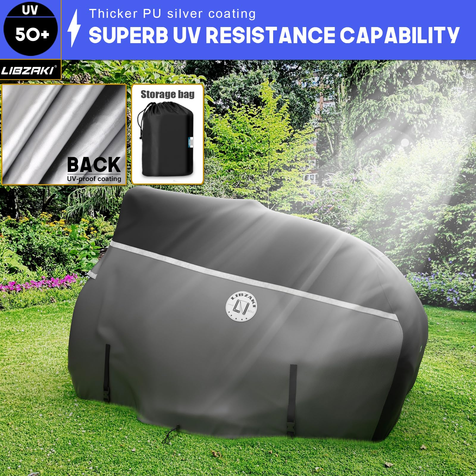 Amazon.com : LI LIBZAKI 420D Riding Lawn Mower Cover, Waterproof