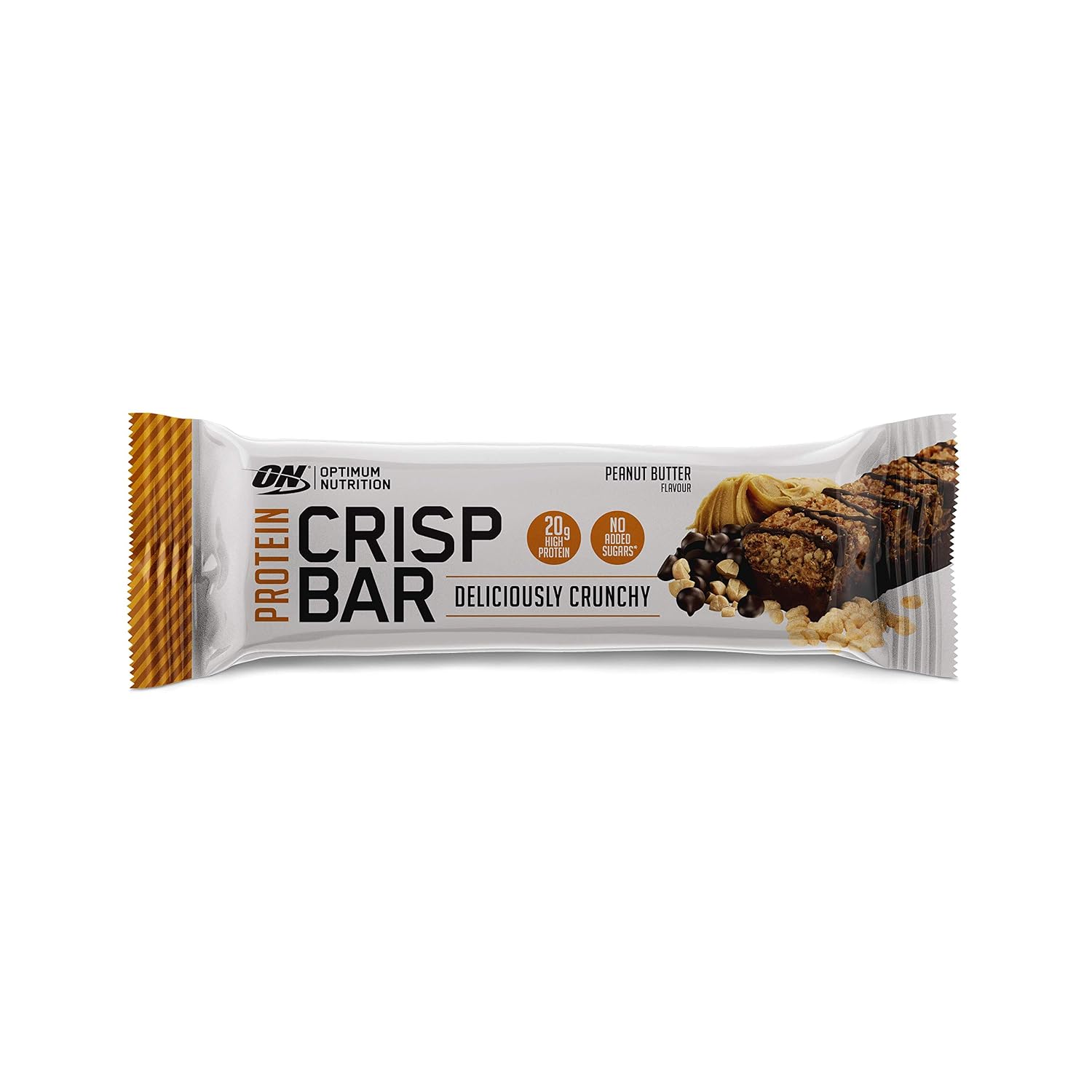 Protein Crisp Bar, Peanut Butter - 10 Bars (65g)