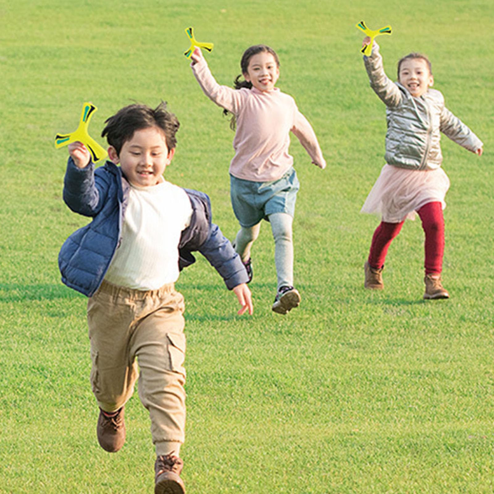 Rebellious Giocattoli per bambini all'aperto Boomerang giocattoli genitori bambino gioco interattivo all'aperto vacanze sport stress sollievo giocattolo regalo di festa per bambini morbidi boomerang