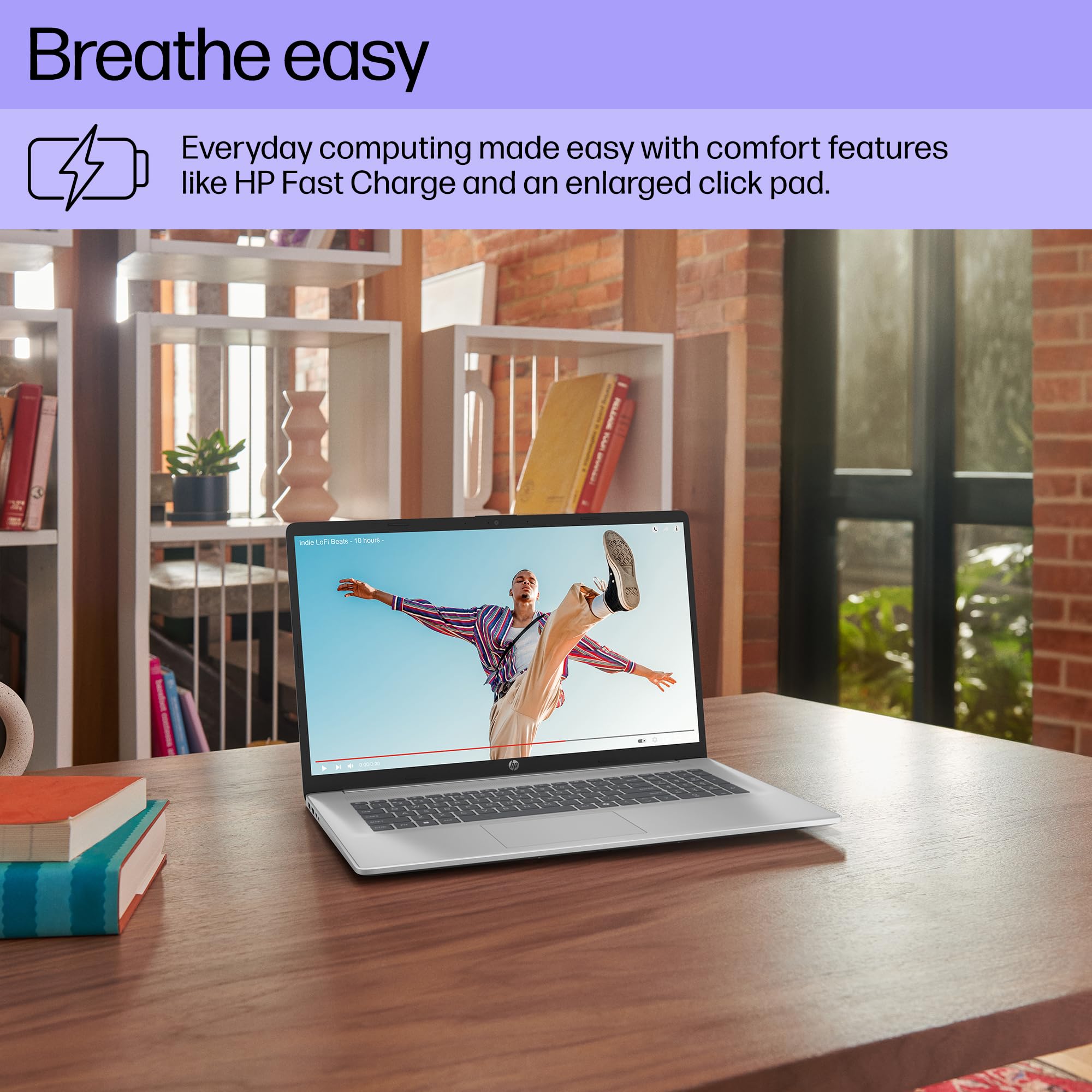 HP 17 inch Touchscreen Laptop 2025 New, AMD Ryzen 5 7430U(Up to 4.3GHz), 17.3" HD+ Touch Screen, 16 GB RAM, 1 TB SSD, WiFi 6, BT 5.4, HD Camera, Long Battery Life, Microsoft Copilot, Windows 11 Pro