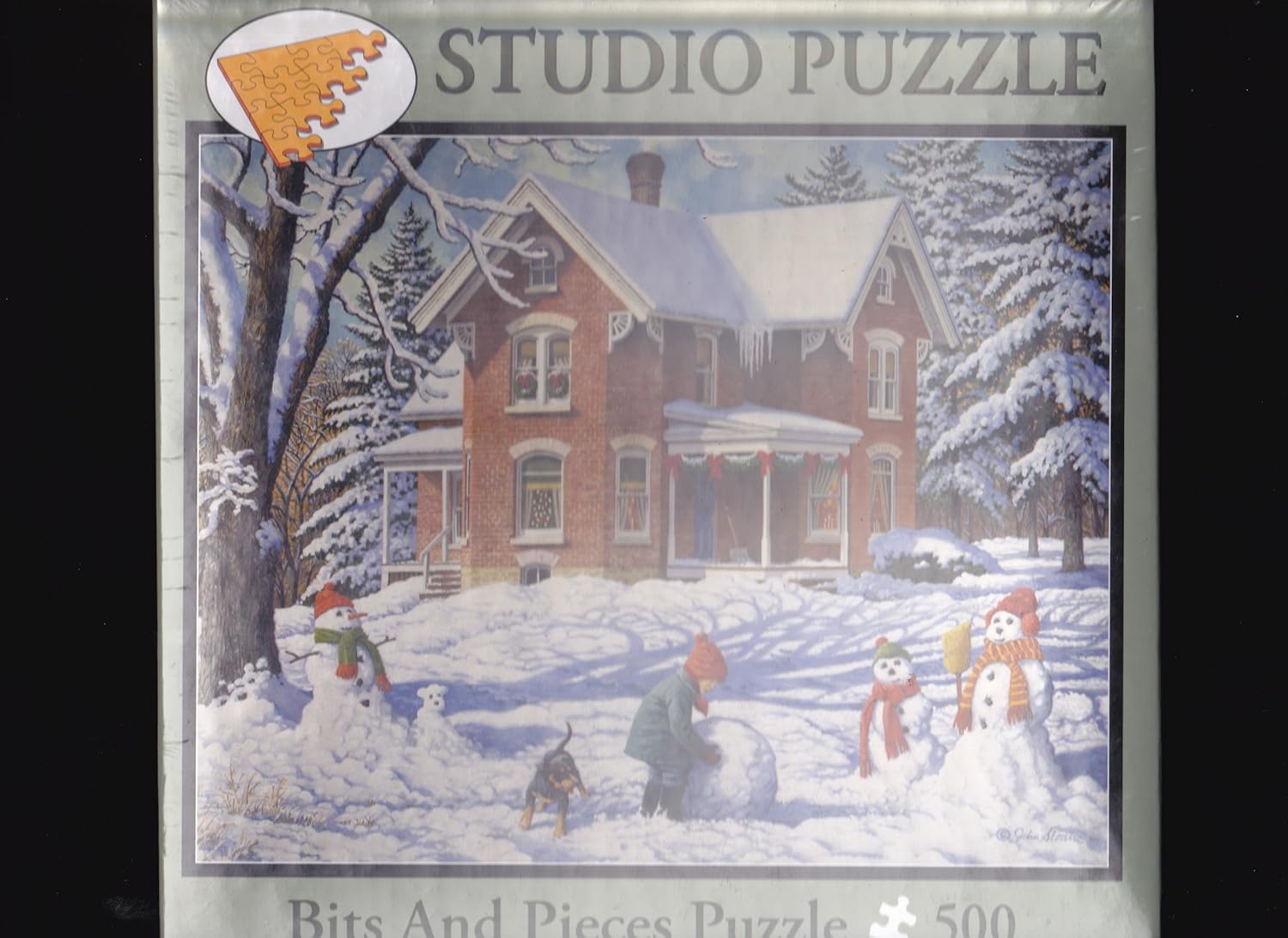Bits & Pieces 500 Piece Studio Puzzle - Making New Friends - John Sloane