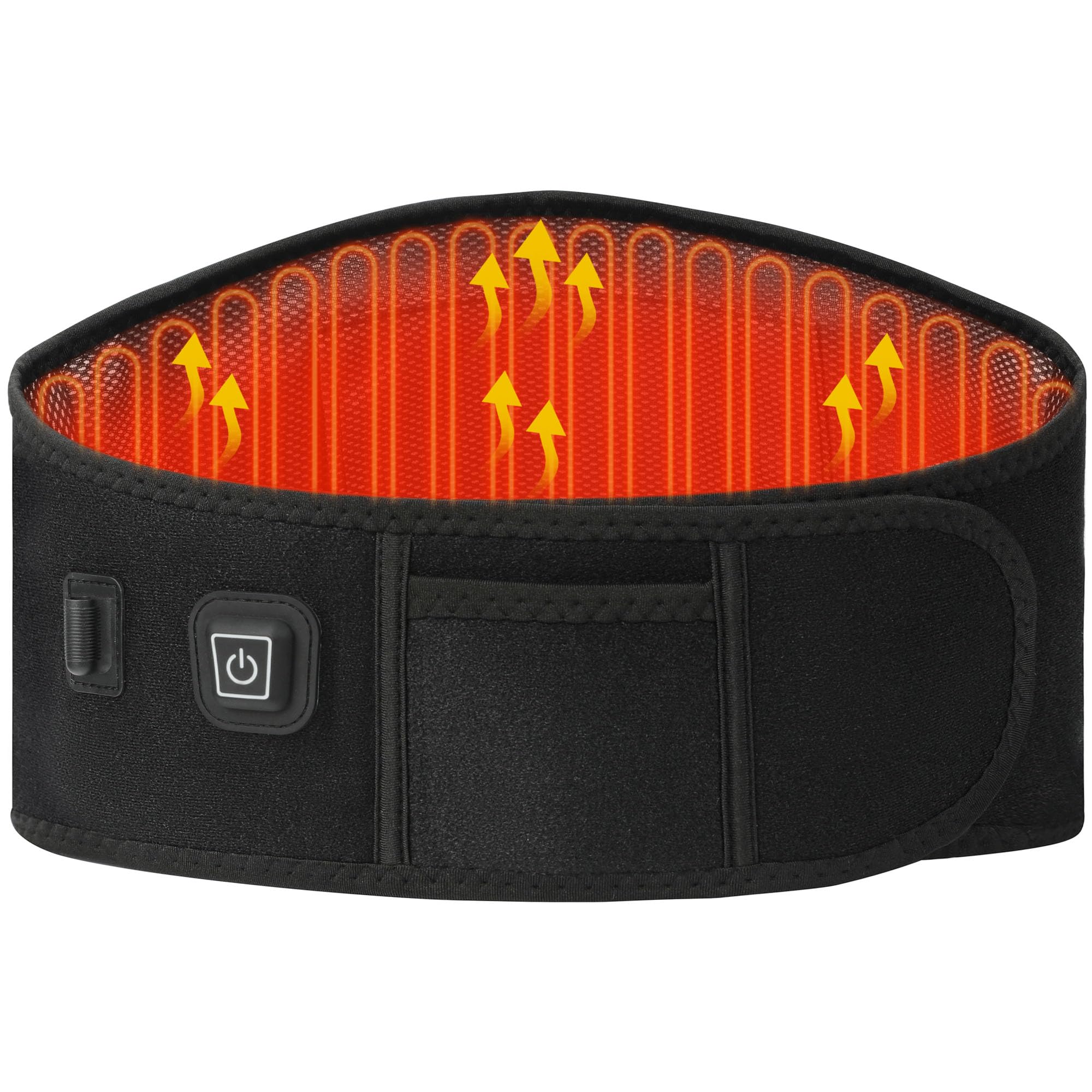 USB Heating Pad for Back Pain Relief, ALLJOY Heating Pad for Travel/Car,  Auto Off Heat Levels, Heating Pad for Cramps Lower Back Shoulder  Leg((NOT