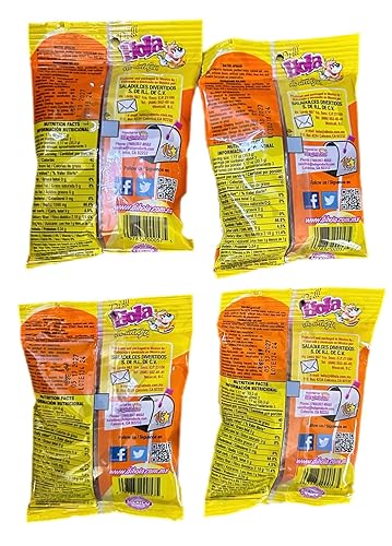 Miniatura 5 de Hola Lobito Chamoy Rojo Albaricoques Salados 3.5oz Paquete de 4