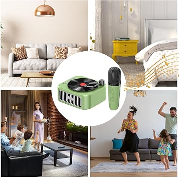 Karaoke Machine for Adults Wireless Karaoke Speaker with Microphone