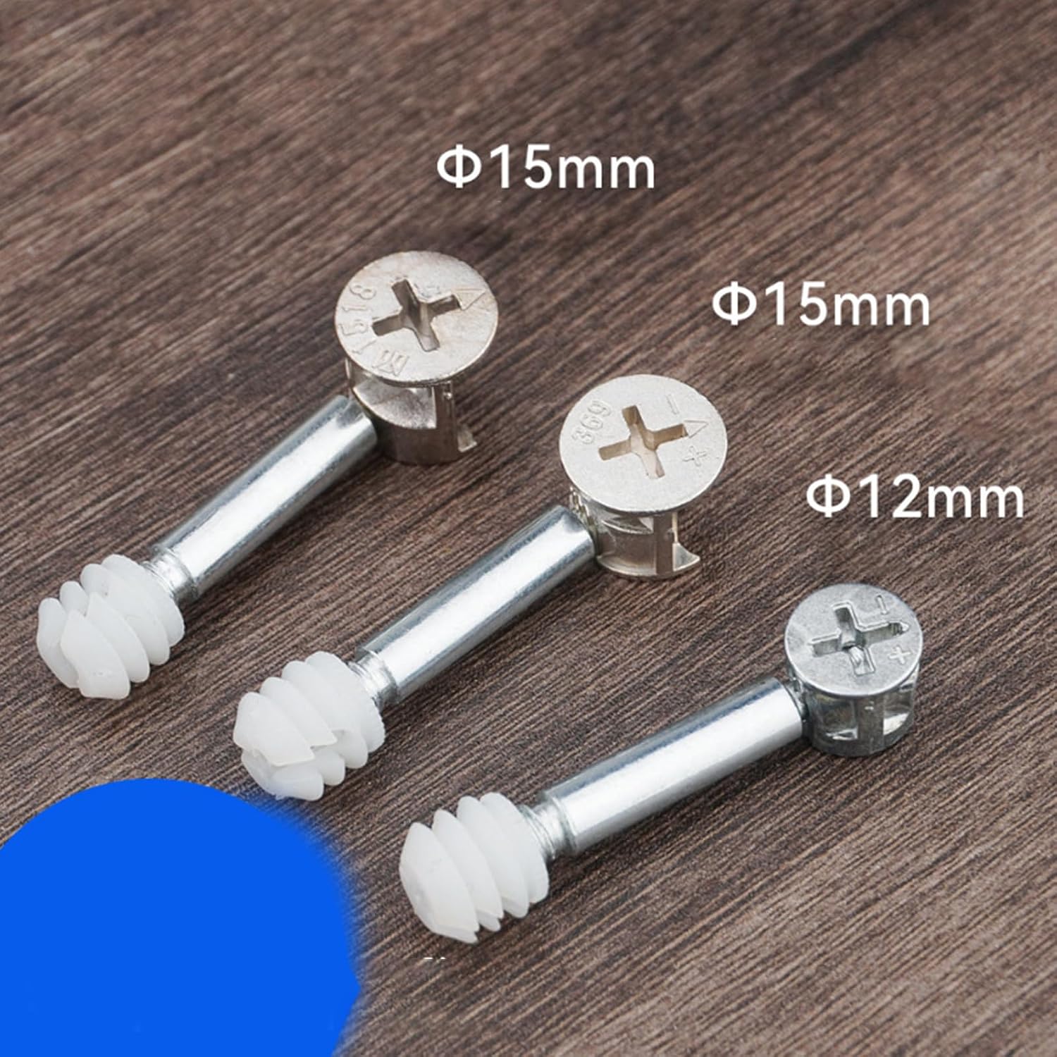 And Cabinet Furniture Fastener Set, Stainless Steel Connector Hardware, 20 Sets for Panel Assembly, Repair, and Refill Use Furniture Connector Fastener Set Cabinet Bolts Wardrobe Panel Assembly Steel