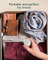 Vista 5 de Máquina de Ruido Blanco Portátil Babelio + Estuche de Viaje en Gris, para Adultos, Niños y Bebés