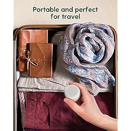 Babelio Portable White Noise Machine + Travel Case in Grey, for Adults Kids Baby