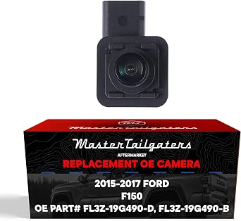 Master Tailgaters Replacement for Ford F150 2015-2017 Backup Camera OE Part # FL3Z-19G490-D, FL3Z-19G490-B