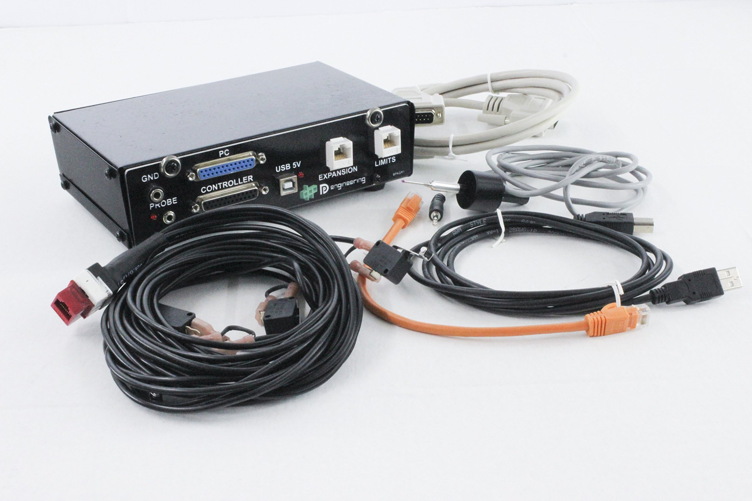 Sherline CNC Extended Controller Box, Switches and Digitizer Probe