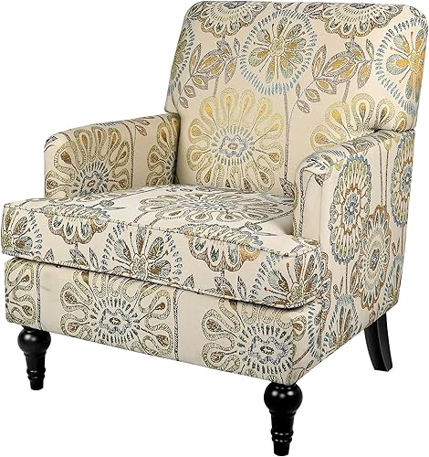 Miniatura 6 de PHOYAL Sillas de sala de estar, silla decorativa, sofá individual, silla reclinable, patas de abedul, cómoda silla tapizada para el hogar, sala de