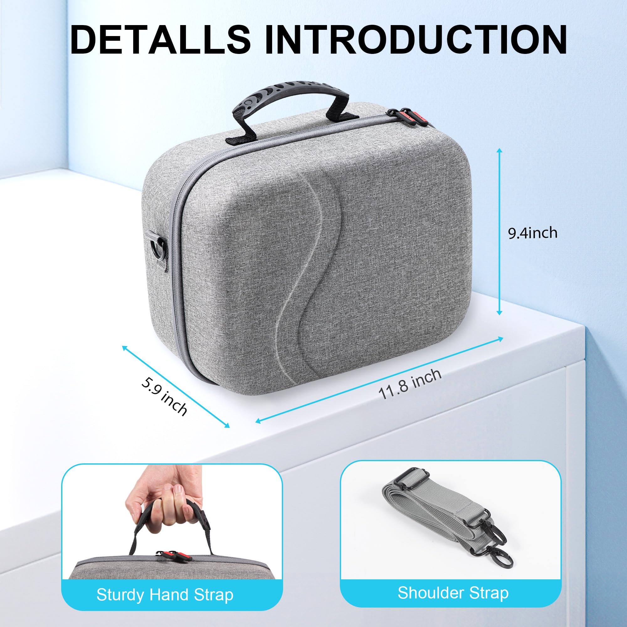 Amazon.com: Upgraded Carrying Case for Meta Quest 3, Hard Travel 