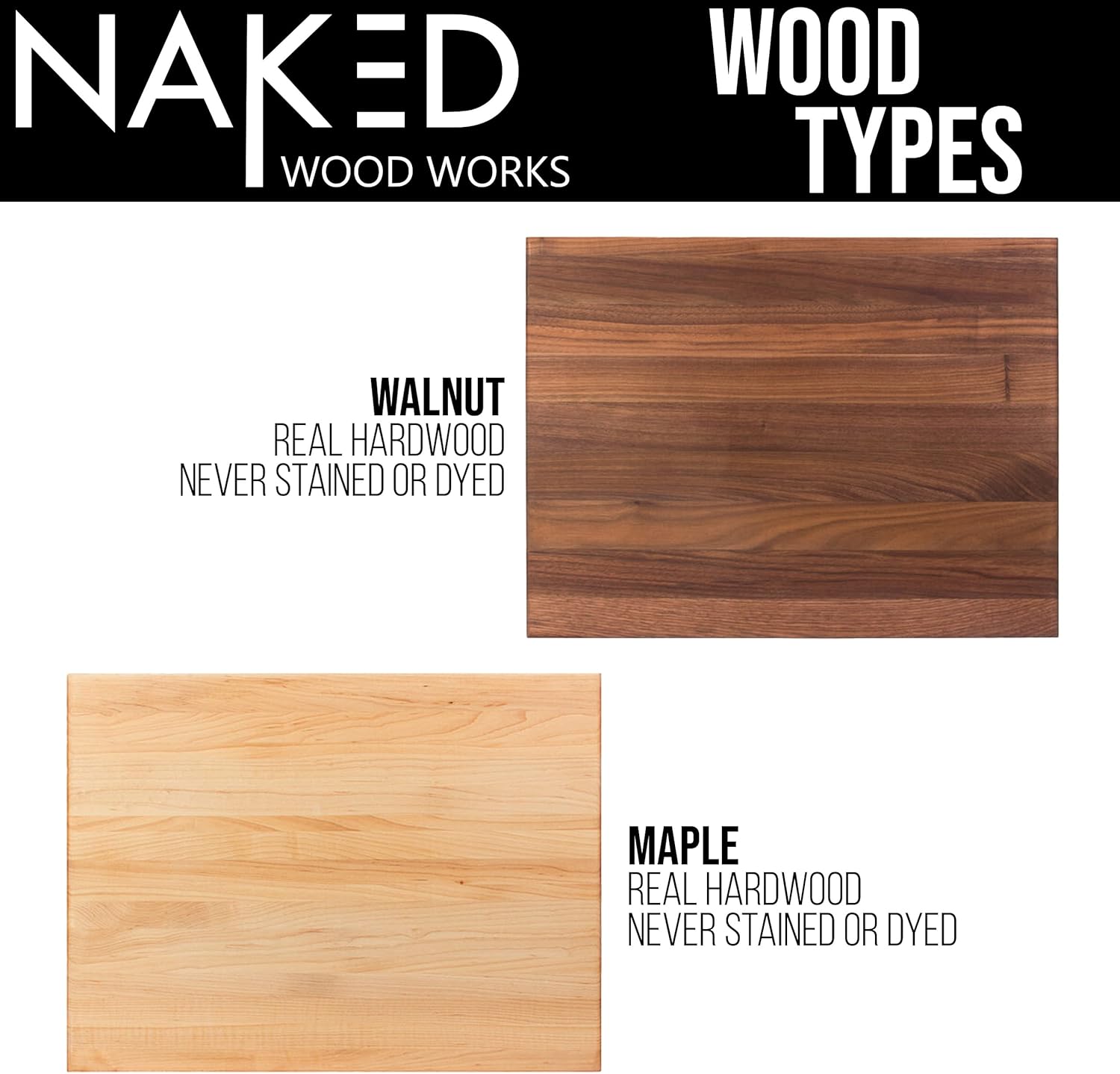 USA Handmade Wood Cutting Board Laser Etched With your Anniversary Date and Names! Sizes SM-XXL Wedding gifts, Anniversary Gifts, Christmas Gifts, or Bridal Shower Gifts By Naked Wood Works