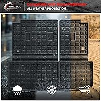 Vista 9 de alfombra de carga para maletero, protector de cubierta de elastómero termoplástico (alfombra para maletero con alfombra para respaldo)