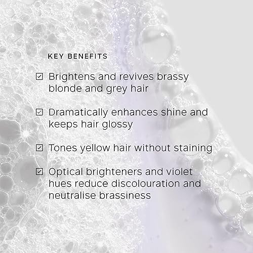 Miniatura 7 de PHILIP KINGSLEY Pure BlondeSilver Brightening Daily Purple Champú para rubio, gris, plateado, latón, color degradado, para tonos naranja, latón,