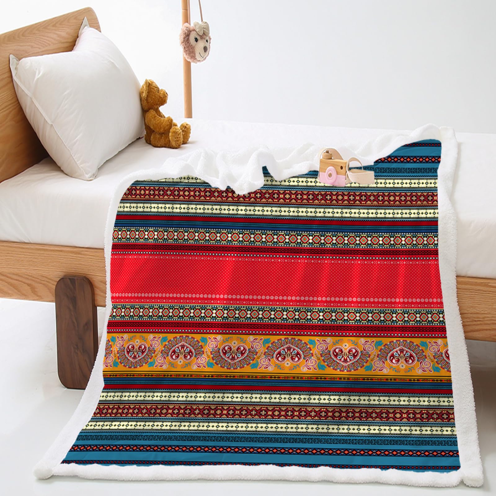 Plaid polaire contre le froid couverture épaisse flanelle et laine