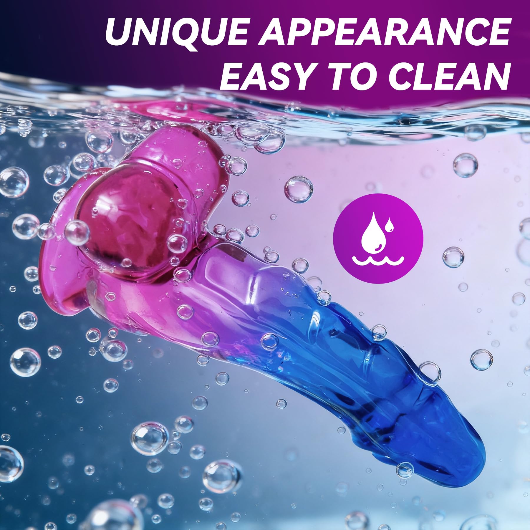 Realistic Dildo Sex Toys – 7.8 Inch Monster Dildo with Strong Suction Cup, Fantasy Dildo for Anal Stimulation, Adult Sex Toy for Women and Couples