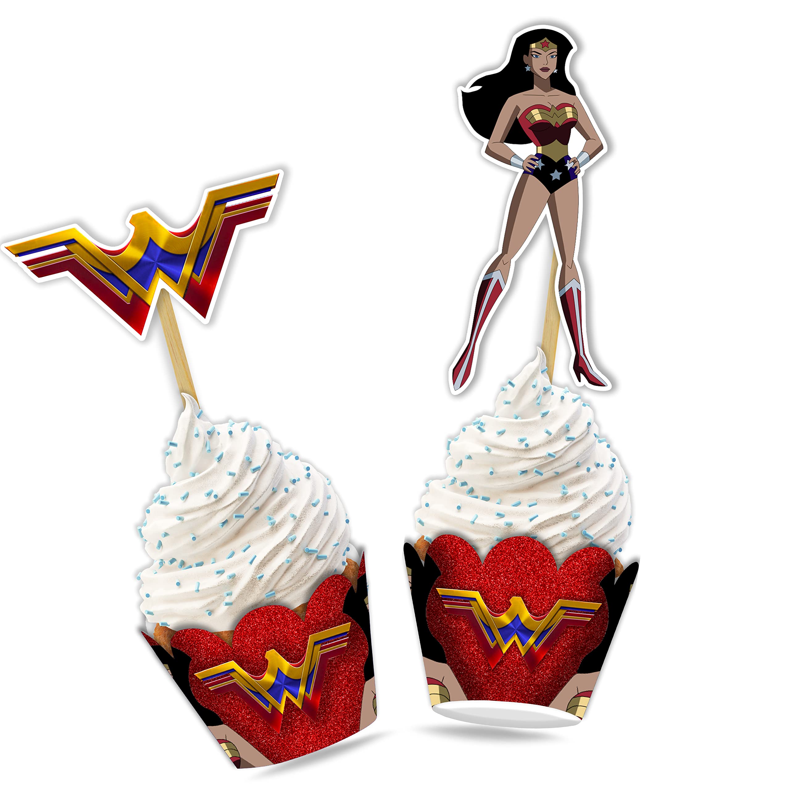 Seyal® Wondr Woman Cupcake Wrapper