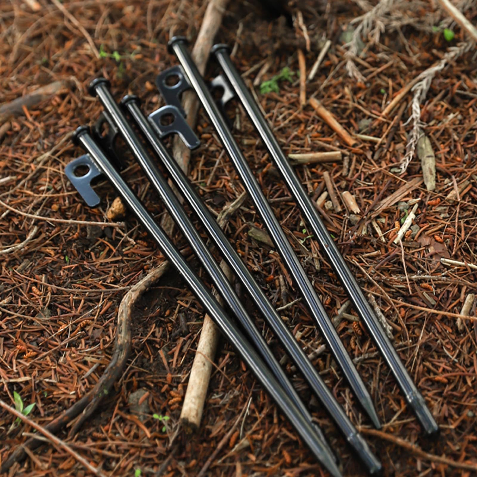 Camping Zeltheringe Aluminium Zelte Heringe Heringe Garten Bodenanker mit Haken Windlager Zelt Spikes Baldachin Nägel