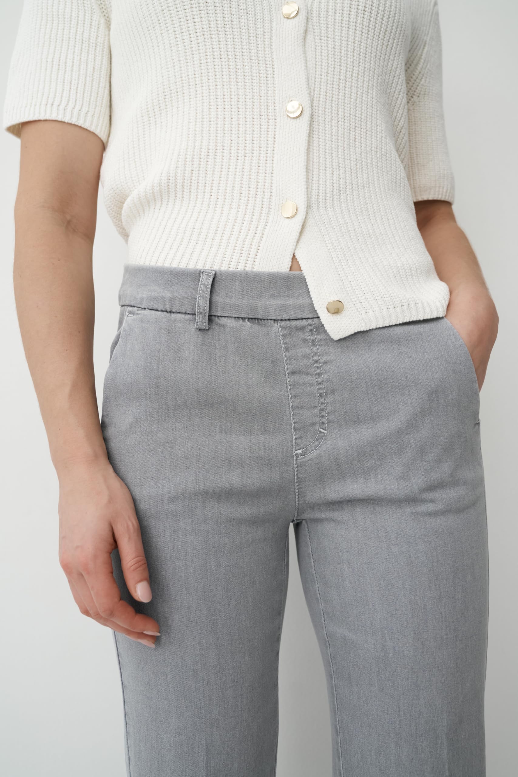 Damenhose Mila Wide Flexi, Stretch Denim