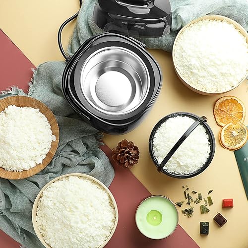 Miniatura 3 de CraftBud Derretidor eléctrico de cera para hacer velas, olla de fusión de cera de vela de 16 onzas, derretidor de cera antiadherente para hacer