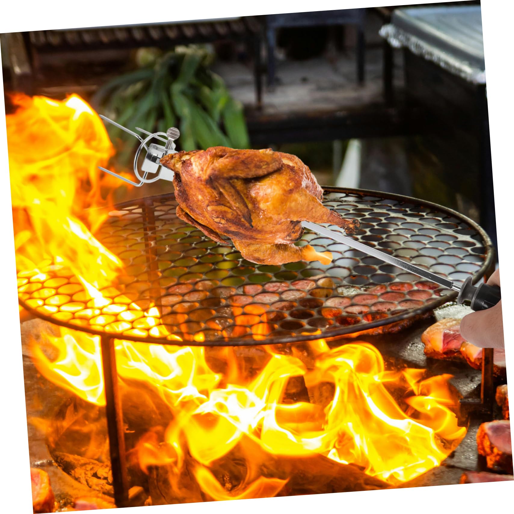 Kisangel 3sets Forchette Inossidabile Per Arrosto e Bbq Facile Usare e Grigliata