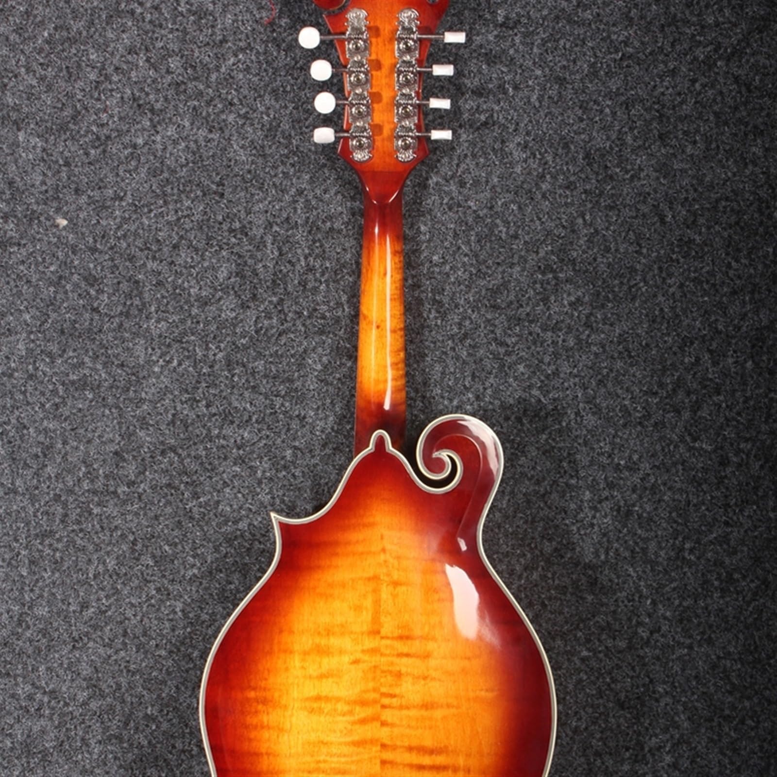 Mandolin Instrument Kit Handmade Professional All-solid Mandolin With Gradient Red Bright Color - Image 5