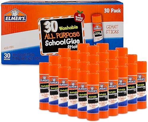 Miniatura 6 de Elmer's Barras de pegamento escolar multiusos, lavables, 0.27 onzas, 60 unidades