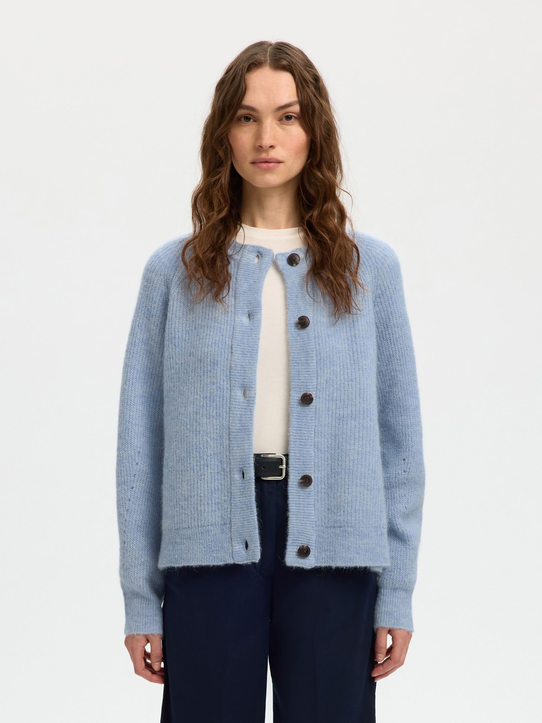 SELECTED FEMME Female Strickjacke Wollmix | Cardigan