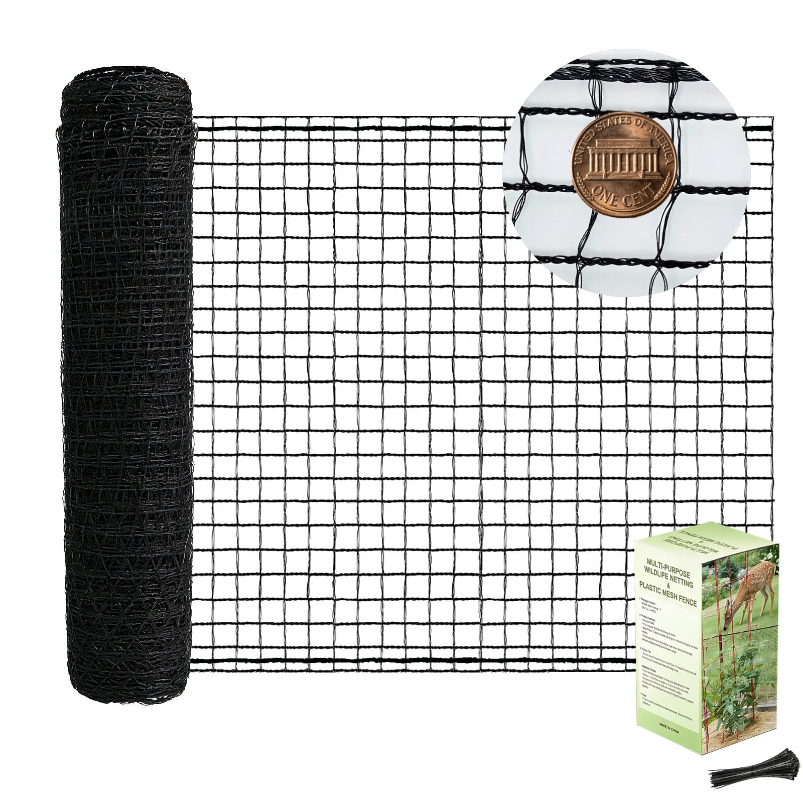 POYEE Deer Fence Netting 7x100ft